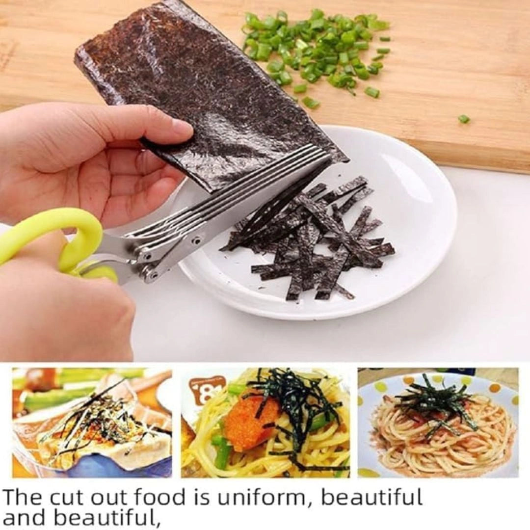 5 blade herb cutter scissors product